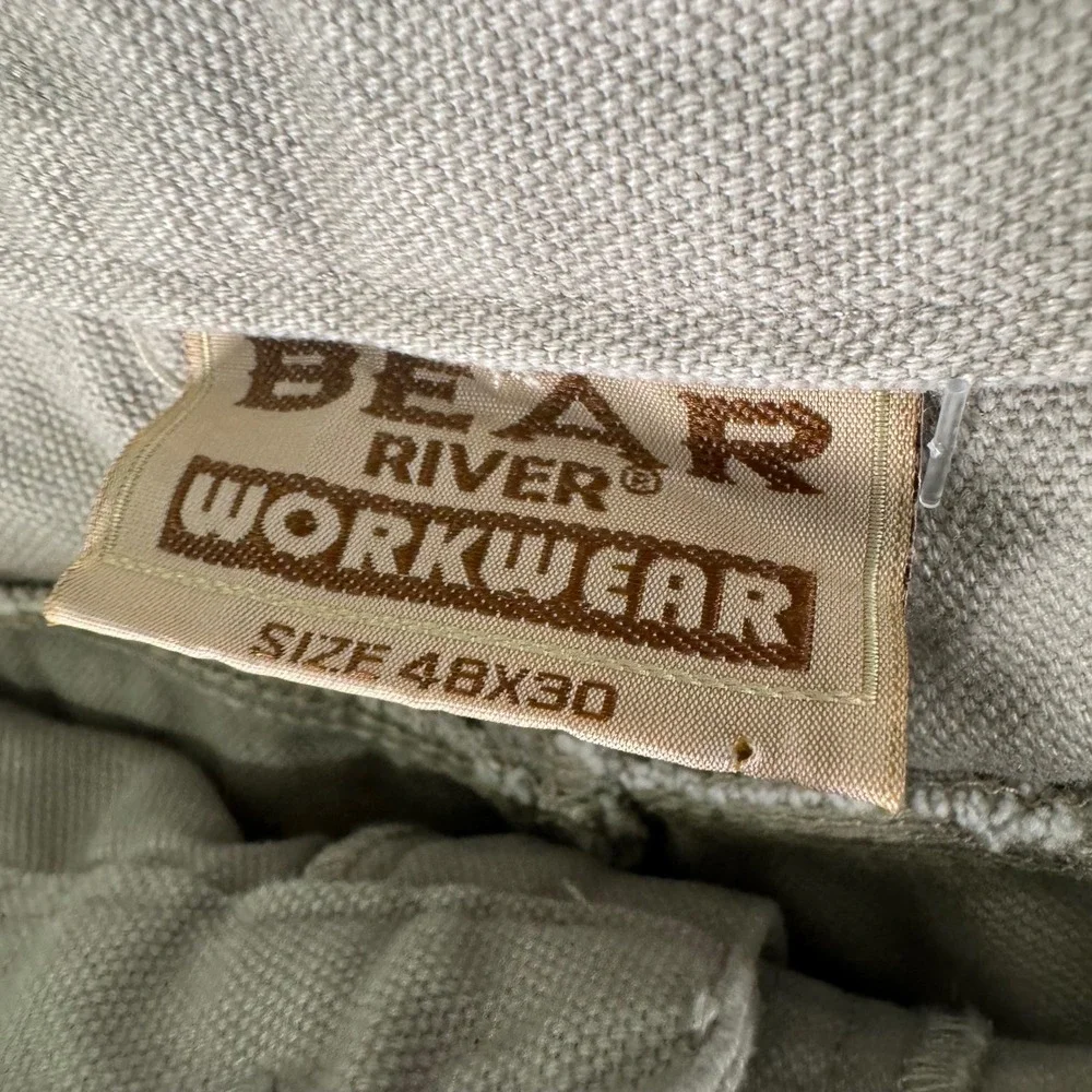 Bear River Workwear Carpenter Double Knee Pants Men 46x28 (Tagged 48x30) Utility